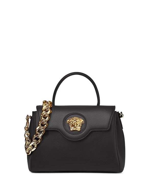 【送料無料】 ヴェルサーチ レディース ハンドバッグ バッグ La Medusa Top Handle Bag Black Versace