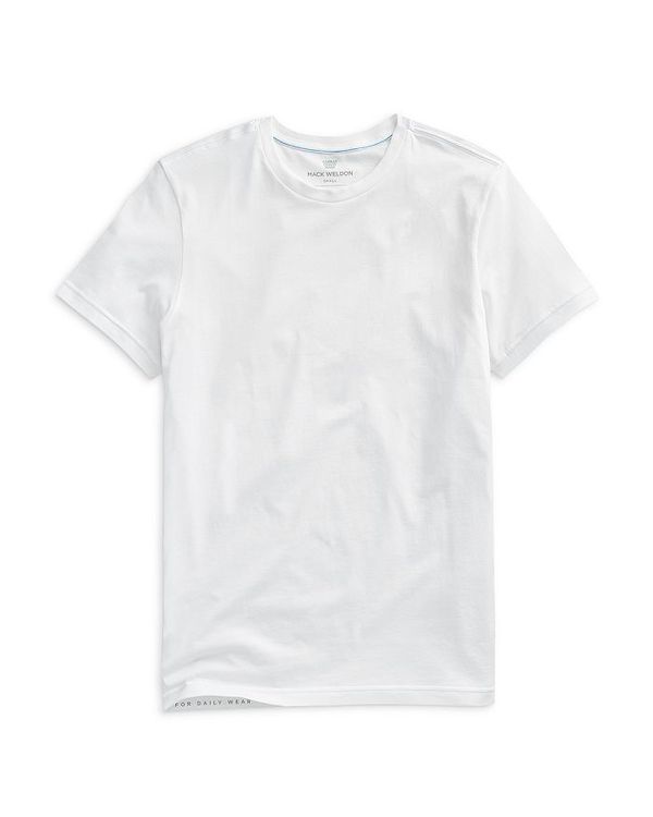 【送料無料】 マック ウェルダン メンズ Tシャツ トップス Slim Fit Pima Cotton Tee Bright White