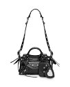 ハンドバッグ 【送料無料】 バレンシアガ レディース ハンドバッグ バッグ Neo Cagole XS Handbag Black/Silver