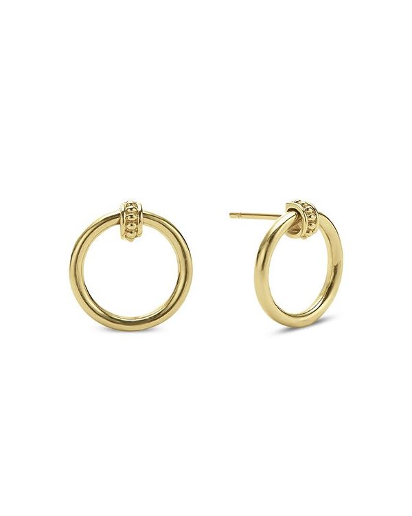 【送料無料】 ラゴス レディース ピアス・イヤリング アクセサリー 18K Gold Meridian Circle Stud Earrings Gold