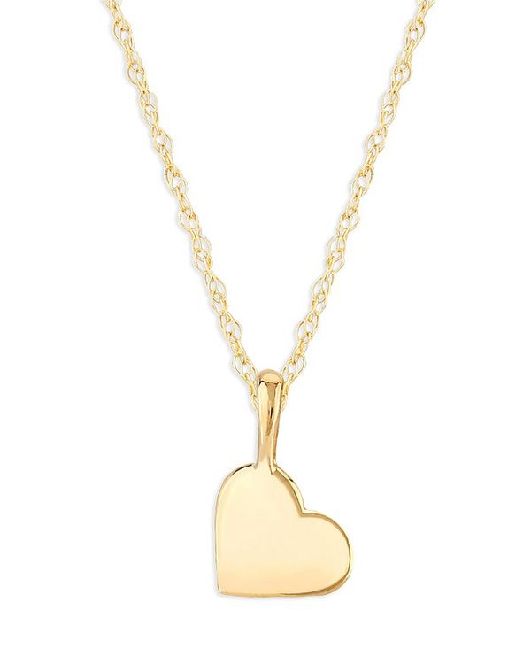 yz [ & hE fB[X lbNXE`[J[Ey_ggbv ANZT[ 14K Yellow Gold Heart Pendant Necklace, 18