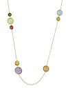 【送料無料】 マルコ ビチェゴ レディース ネックレス・チョーカー・ペンダントトップ アクセサリー 18K Yellow Gold Jaipur Gemstone Necklace, 36