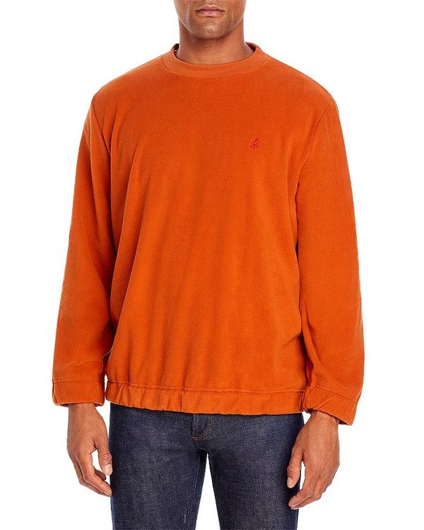 グラミチ メンズ パーカー・スウェット アウター Fleece Crewneck Pullover Shirt Orange