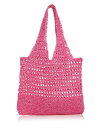 【送料無料】 アクア レディース トートバッグ バッグ Crochet Tote - 100% Exclusive Pink