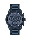 【送料無料】 モバド レディース 腕時計 アクセサリー Bold Chronograph, 44mm Blue