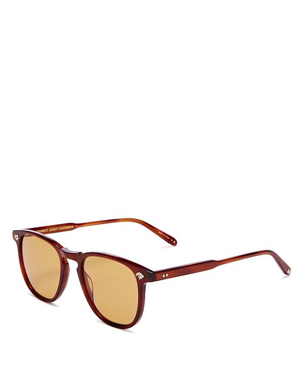 【送料無料】 ギャレットライト レディース サングラス・アイウェア アクセサリー Brooks II Square Sunglasses, 47mm Tortoise/Orange Solid