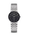 yz h fB[X rv ANZT[ Florence Classic Diamonds Watch, 38mm Black/Silver