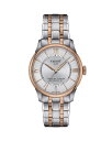 yz eB\bg fB[X rv ANZT[ Chemin des Tourelles Powermatic 80 Watch, 34mm Silver/Rose Gold