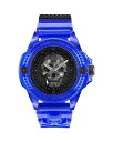 yz tBbvvC fB[X rv ANZT[ The $kull Synthetic Watch, 45mm Black/Blue