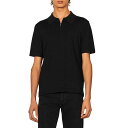 【送料無料】 サンドロ メンズ ポロシャツ トップス Pablo Zip Polo Shirt Navy Blue