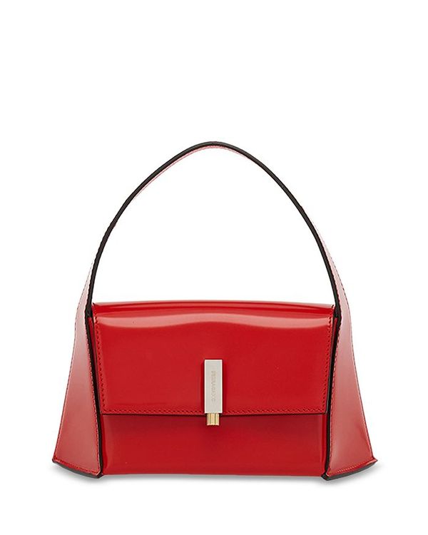 フェラガモ ハンドバッグ（レディース） 【送料無料】 フェラガモ レディース ハンドバッグ バッグ Prisma Mini Leather Top Handle Bag Flame Red