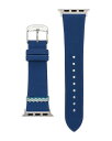 yz ~b\[j fB[X rv ANZT[ Apple WatchR Leather Strap, 38-41mm Blue