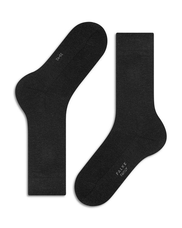 ファルケ メンズ 【送料無料】 ファルケ メンズ 靴下 アンダーウェア Family Cotton Blend Socks Anthra Melange