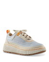 【送料無料】 クーガー レディース スニーカー シューズ Women 039 s Lace Up Platform Wedge Sneakers Fog Blue