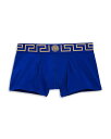 versace 【送料無料】 ヴェルサーチ メンズ ボクサーパンツ アンダーウェア Low Rise Logo Trunks Bluette/Gold