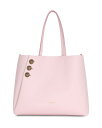 yz o} fB[X g[gobO obO Embleme Large Leather Shopping Tote with Removable Pouch Pale Pink/Gold