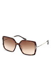 【送料無料】 トム・フォード レディース サングラス・アイウェア アクセサリー Joanna Butterfly Sunglasses, 59mm Havana...