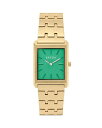 yz u_ fB[X rv ANZT[ Virgil Watch, 26mm Green/Gold