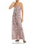̵ Хƥ ǥ ԡ ȥåץ Pauline de Rothschild Embellished Silk Slip Maxi Dress Pink Multi
