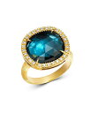 【送料無料】 マルコ ビチェゴ レディース リング アクセサリー 18K Yellow Gold Jaipur Sunset London Blue Topaz & Diamond Ring Blue/Gold