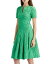 ̵     ǥ ԡ ȥåץ Pleated Short Sleeve Dress Emerald