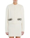 【送料無料】 ランバン レディース ニット・セーター カーディガン アウター Embellished Cardigan Milk