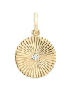 【送料無料】 アディナ レイター レディース ネックレス・チョーカー・ペンダントトップ アクセサリー 14K Yellow Gold Groovy Diamon...