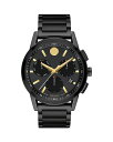 【送料無料】 モバド レディース 腕時計 アクセサリー Museum Sport Chronograph, 43mm Black