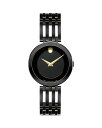 モバド 【送料無料】 モバド レディース 腕時計 アクセサリー Esperanza Black PVD Stainless Steel Watch, 28mm Black