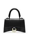 【送料無料】 バレンシアガ レディース ハンドバッグ バッグ Hourglass XS Top Handle Bag Black/Gold