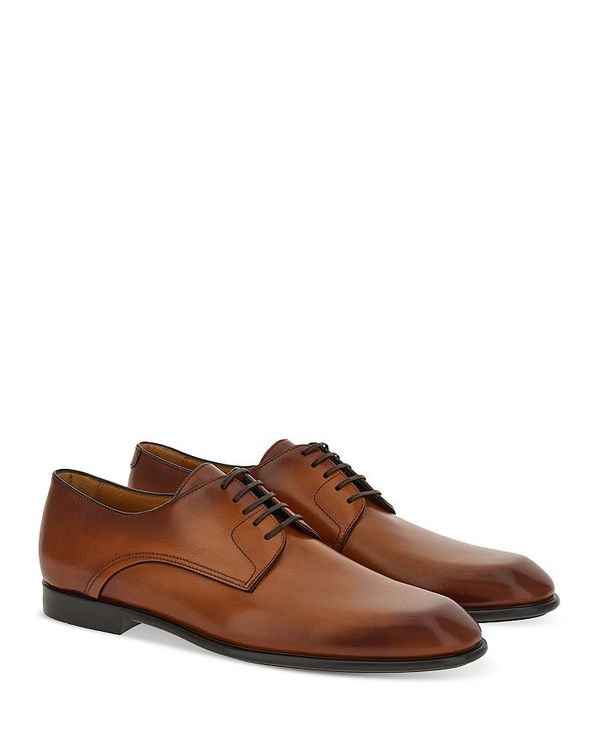 【送料無料】 フェラガモ メンズ スニーカー シューズ Men 039 s Fosco West Lace Up Derby Shoes New Vicuna