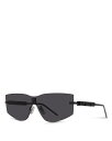 【送料無料】 ジバンシー レディース サングラス アイウェア アクセサリー 4GEM Mask Sunglasses, 138 mm Black/Gray Solid