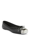 yz ALT_[E}bNC[ fB[X pvX V[Y Women's Slip On Cap Toe Ballet Flats Black/Silver