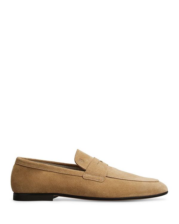 【送料無料】 トッズ メンズ スリッポン・ローファー シューズ Men's Slip On Penny Loafers Light Beige