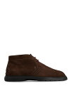 【送料無料】 トッズ メンズ ブーツ・レインブーツ シューズ Men's Lace Up Desert Boots Dark Brown(4)