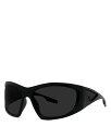 【送料無料】 ジバンシー レディース サングラス アイウェア アクセサリー GIVCUT Mask Sunglasses, 67mm Black/Black Solid