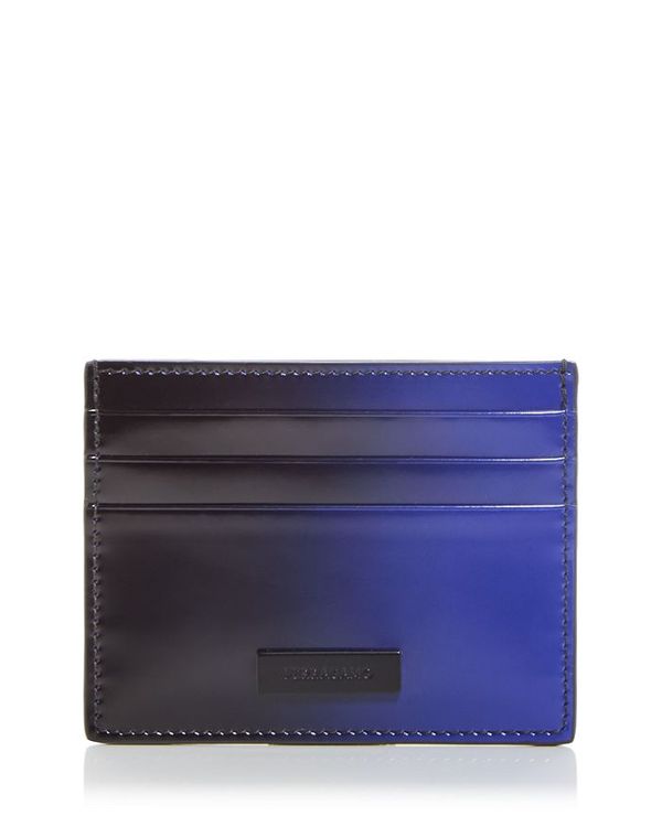 フェラガモ 財布（メンズ） 【送料無料】 フェラガモ メンズ 財布 アクセサリー Ferragamo Maori Ombre Leather Bifold Wallet Card Case Lapis