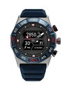 yz V`Y fB[X rv ANZT[ Hybrid Smartwatch, 44mm Black/Blue