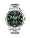【送料無料】 ティソット レディース 腕時計 アクセサリー Chrono XL Watch, 45mm Green/Silver
