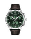 【送料無料】 ティソット レディース 腕時計 アクセサリー Chrono XL Watch, 45mm Green/Brown