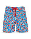 yz BuNC Y n[tpcEV[c  Mahina Crab Print Swim Trunks Grey Earth