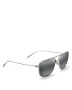 【送料無料】 マウイジム レディース サングラス・アイウェア アクセサリー Mikioi Aviator Polarized Sunglasses, 54mm ...