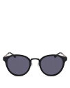 【送料無料】 シャイノーラ レディース サングラス・アイウェア アクセサリー Arrow Round Sunglasses, 50mm Matte Black/Gray Solid