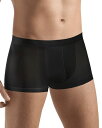 ハンロ メンズ ボクサーパンツ アンダーウェア Micro Touch Boxer Briefs Black