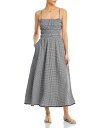 【送料無料】 ソリッド アンド ストライプ レディース ワンピース トップス Delta Dress Blackout Marshmallow