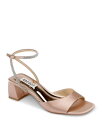 【送料無料】 バッジェリーミシュカ レディース サンダル シューズ Women 039 s Infinity Embellished Mid Block Heel Sandals Warm Nude