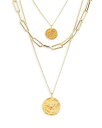 ケネスジェイレーン 【送料無料】 ケネスジェイレーン レディース ネックレス・チョーカー・ペンダントトップ アクセサリー Multi Strand Coin Pendant Necklace, 26" Gold