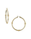 【送料無料】 ケネスジェイレーン レディース ピアス・イヤリング アクセサリー 20K Gold Plated Rope Hoop Earrings Gold