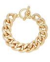 【送料無料】 ケネスジェイレーン レディース ブレスレット・バングル・アンクレット アクセサリー Chunky Link Bracelet in 20K Gold Plated Gold