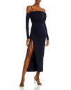 【送料無料】 ジェイソンウー レディース ワンピース トップス Draped One Shoulder Dress Bright Navy